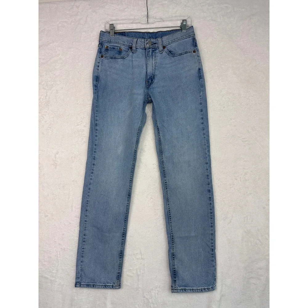 Levis 514 Straight Fit Mens Light Wash Blue Denim Jeans W30 L32 
